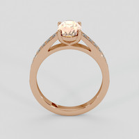 2.04 Ct. Padparadscha Sapphire Ring, 14K Rose Gold 3