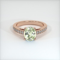 1.44 Ct. Sapphire Ring, 14K Rose Gold 1