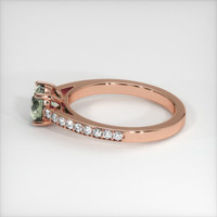 0.95 Ct. Sapphire Ring, 18K Rose Gold 4