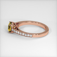 0.94 Ct. Sapphire Ring, 18K Rose Gold 4