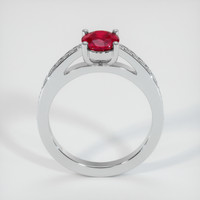 1.21 Ct. Ruby Ring, 10K White Gold 3