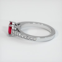 1.21 Ct. Ruby Ring, 10K White Gold 4
