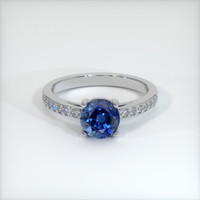 1.84 Ct. Sapphire Ring, 14K White Gold 1