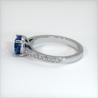 1.84 Ct. Sapphire Ring, 14K White Gold 4