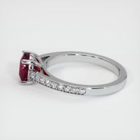 1.56 Ct. Ruby Ring, 14K White Gold 4