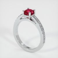 Ruby Ring 1.03 Ct. 14K White Gold Preview