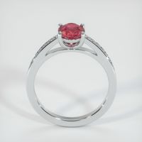 Pave Ruby Ring 1.22 Ct., 14K White Gold Preview