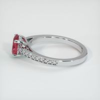 Pave Ruby Ring 1.22 Ct., 14K White Gold Preview