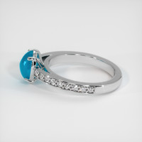 1.14 Ct. Gemstone Ring, 18K White Gold 4