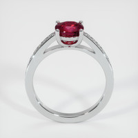 1.56 Ct. Ruby Ring, 18K White Gold 3