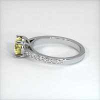 1.93 Ct. Sapphire Ring, 18K White Gold 4