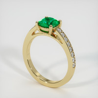 Emerald Ring 0.95 Ct., 18K Yellow Gold Preview