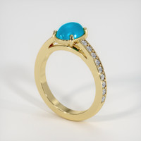 1.14 Ct. Gemstone Ring, 18K Yellow Gold 2