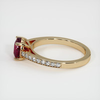 1.56 Ct. Ruby Ring, 18K Yellow Gold 4