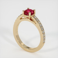 Ruby Ring 1.03 Ct. 18K Yellow Gold Preview
