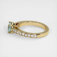 0.94 Ct. Sapphire Ring, 18K Yellow Gold 4