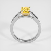 1.65 Ct. Yellow Sapphire Ring, 14K Yellow & White 3