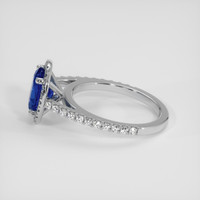 2.77 Ct. Blue Sapphire Ring, Platinum 950 4