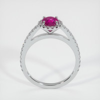 0.70 Ct. Ruby Ring, Platinum 950 3