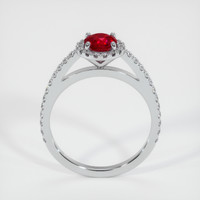 0.68 Ct. Ruby Ring, Platinum 950 3