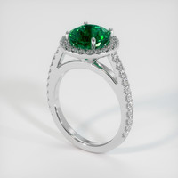 2.33 Ct. Emerald Ring, Platinum 950 2