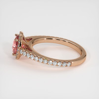 1.03 Ct. Sapphire Ring, 14K Rose Gold 4