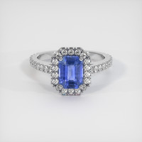 1.79 Ct. Sapphire Ring, 14K White Gold 1