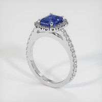 1.79 Ct. Sapphire Ring, 14K White Gold 2
