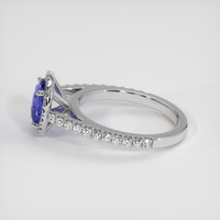 1.55 Ct. Color Change Sapphire Ring, 14K White Gold 4