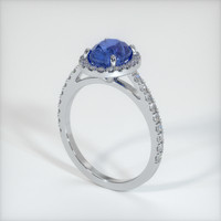 1.92 Ct. Color Change Sapphire Ring, 14K White Gold 2