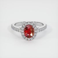 Ruby Ring 1.08 Ct., 14K White Gold Preview