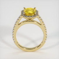 3.05 Ct. Yellow Sapphire Ring, 18K Yellow Gold 3