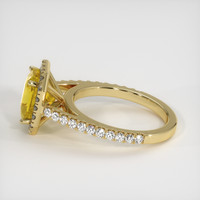 3.05 Ct. Yellow Sapphire Ring, 18K Yellow Gold 4