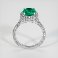 2.10 Ct. Emerald Ring, Platinum 950 3