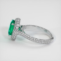 2.10 Ct. Emerald Ring, Platinum 950 4