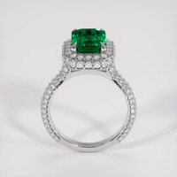 2.87 Ct. Emerald Ring, Platinum 950 3