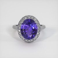 4.42 Ct. Gemstone Ring, Platinum 950 1
