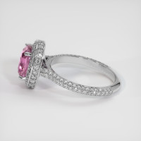 3.25 Ct. Pink Sapphire Ring, Platinum 950 4