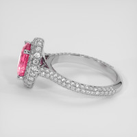 2.02 Ct. Padparadscha Sapphire Ring, Platinum 950 4