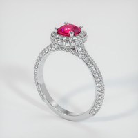 Ruby Ring 1.04 Ct., Platinum 950 Preview