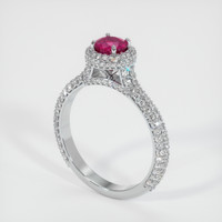 Ruby Ring 0.55 Ct., Platinum 950 Preview