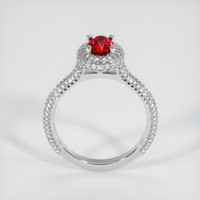 0.83 Ct. Ruby Ring, Platinum 950 3