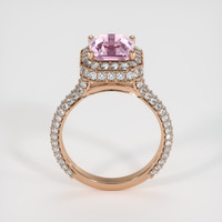 3.11 Ct. Pink Sapphire Ring, 14K Rose Gold 3