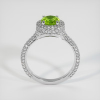 1.03 Ct. Green Demantoid Garnet Ring, 10K White Gold 3