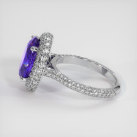4.42 Ct. Gemstone Ring, 14K White Gold 4