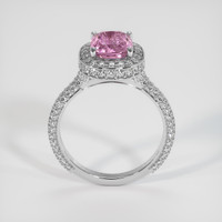3.25 Ct. Pink Sapphire Ring, 14K White Gold 3