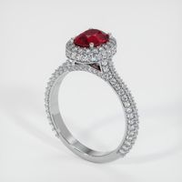 Ruby Ring 1.28 Ct., 14K White Gold Preview