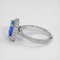 1.70 Ct. Blue Sapphire Ring, 14K White Gold 4