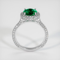 1.57 Ct. Emerald Ring, 18K White Gold 3