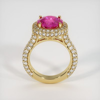 4.57 Ct. Pink Sapphire Ring, 10K Yellow Gold 3